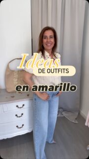 Mismo pantalón y diferentes partes de arriba 😍😎 

Hoy te enseño estos looks en amarillo mantequilla que me encantaaaaa 🤩🤩 dime que te parecen, ¿ eres de amarillo?cuentame 👇👇 Todo está disponible en la web. Feliz fin de semana 😘😘 
#outfitkondangan #fashionreels #inspiration #lookstyle #inspo