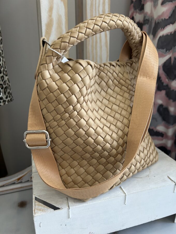 Bolso Trenzado Camel