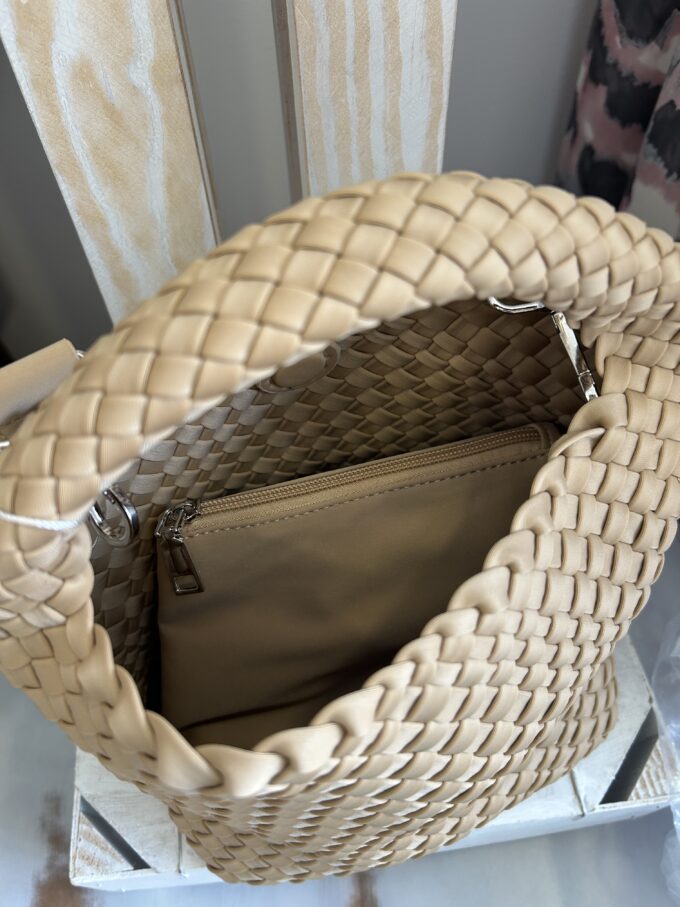Bolso Trenzado Camel