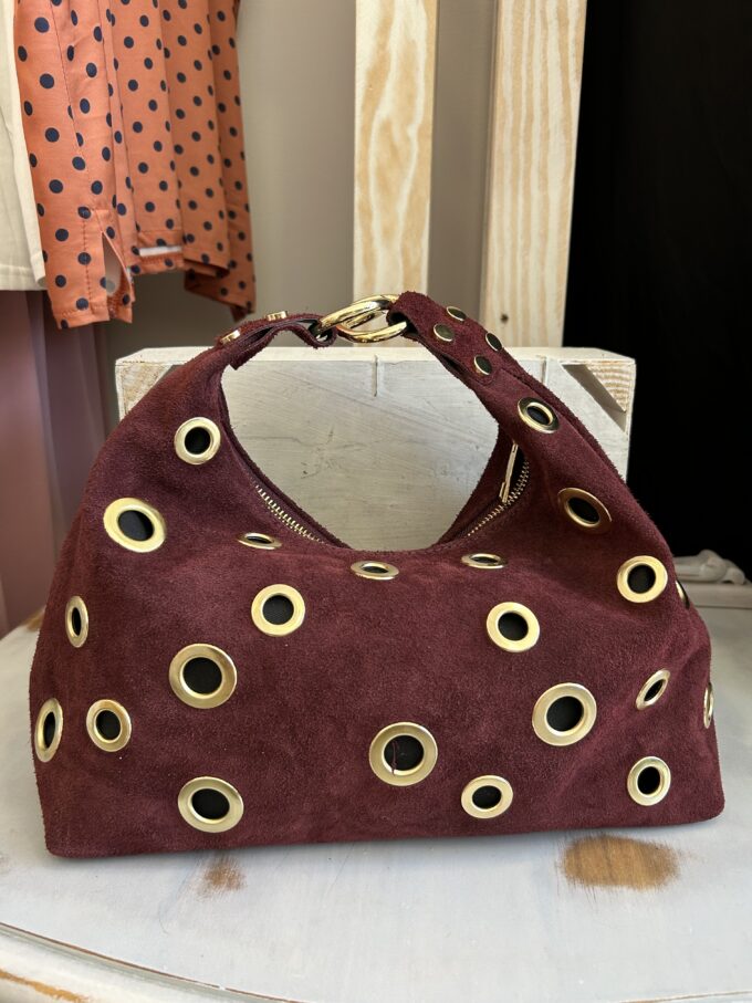 Bolso Arandelas Granate