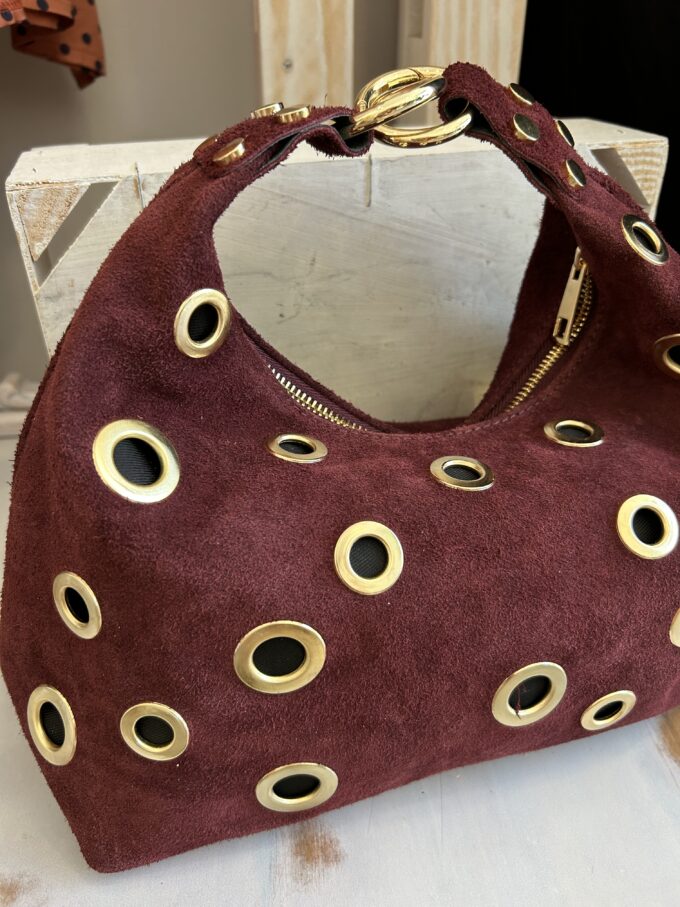Bolso Arandelas Granate