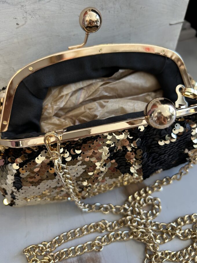Bolso Lentejuelas Dorado