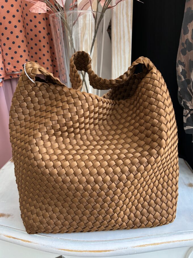 Bolso Neopreno Grande Marrón