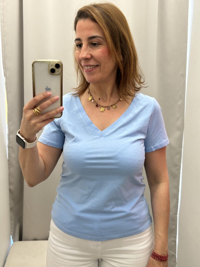 Camiseta Pico Azul