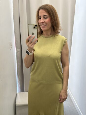 Suéter Puntilla Verde