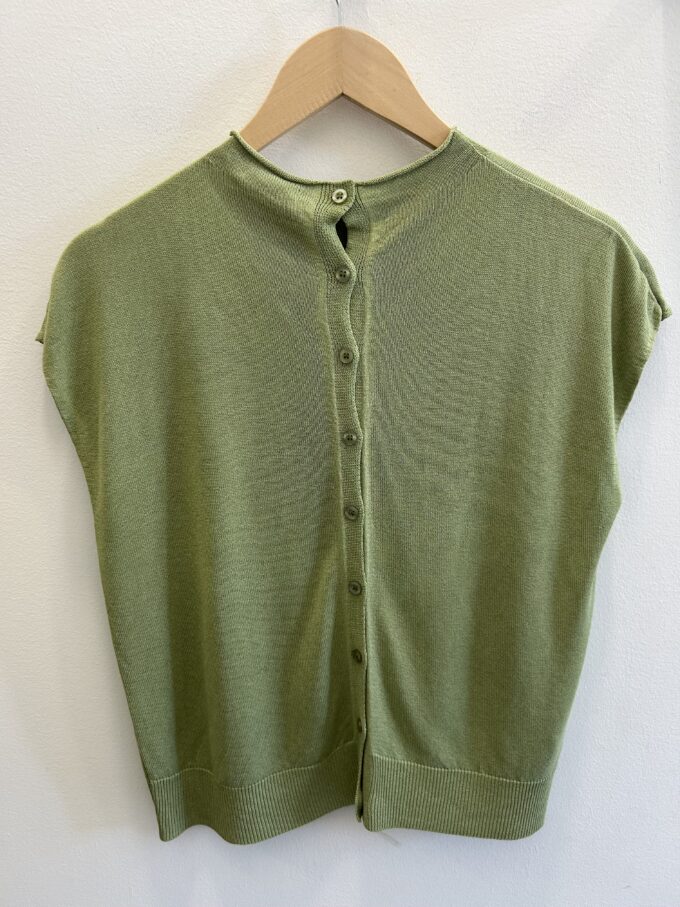 Suéter Verde Botones