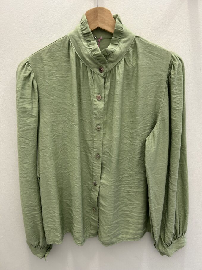 Camisa Volante Verde