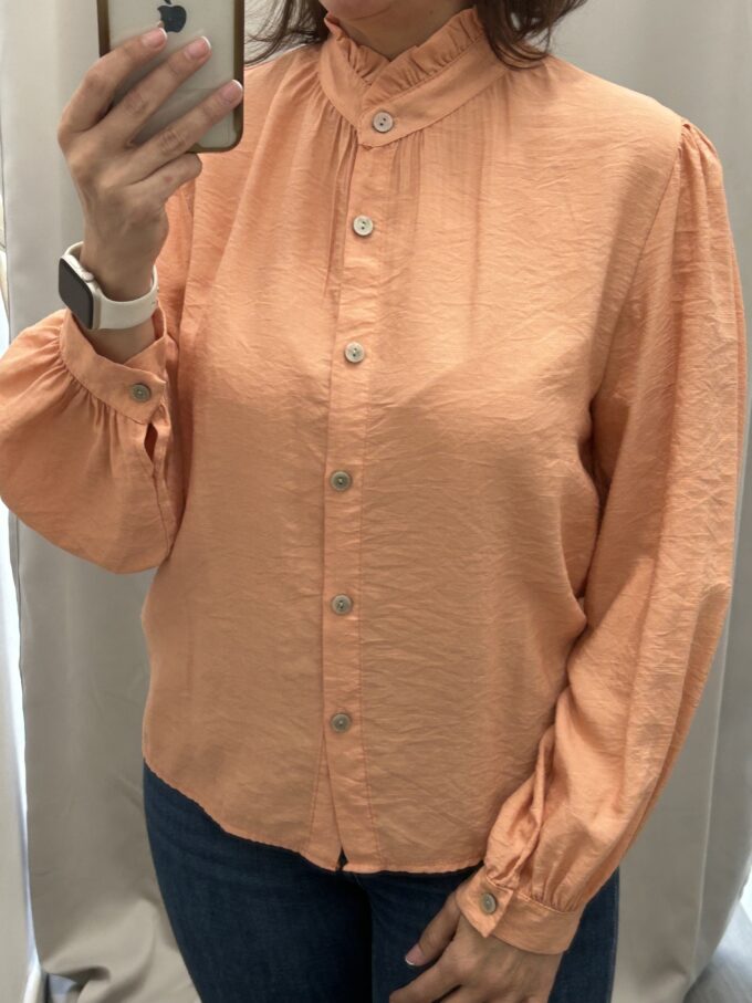 Camisa Volante Naranja