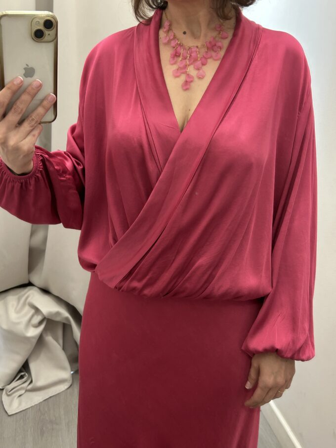 Blusa Cruzada Fucsia