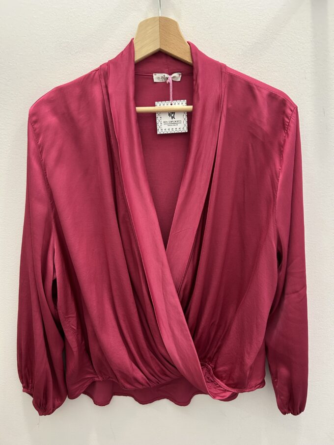 Blusa Cruzada Fucsia