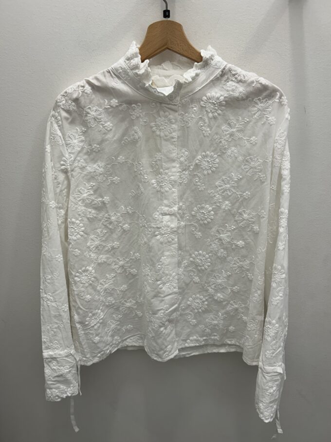 Camisa Bordada Blanca