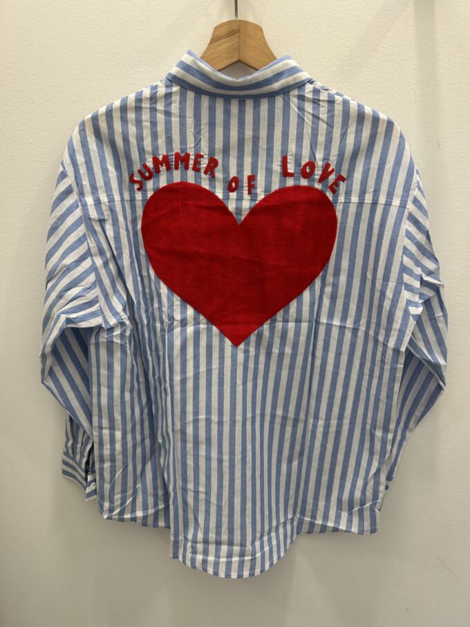 Camisa Rayas Corazón