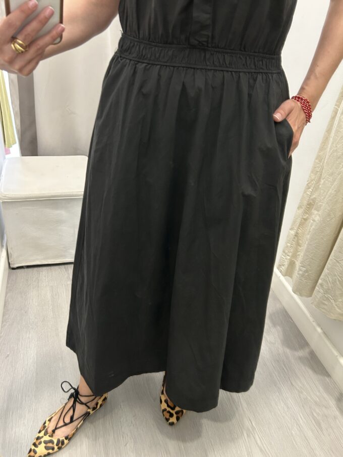 Vestido Camisero Negro