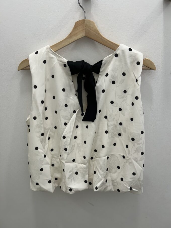 Top Raso Lunares