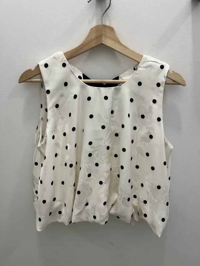 Top Raso Lunares