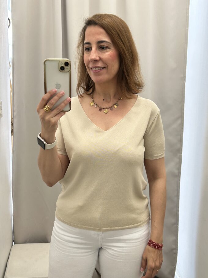 Jersey Pico Beige