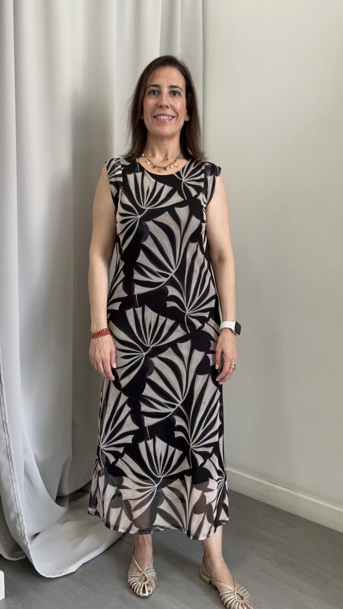 Vestido Tull Negro