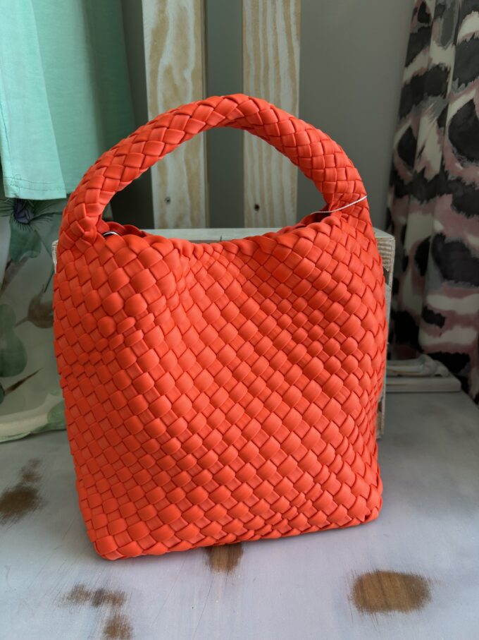 Bolso Trenzado Naranja