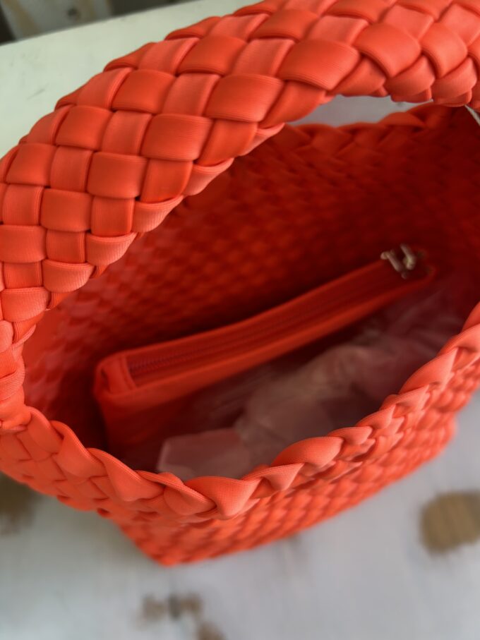 Bolso Trenzado Naranja