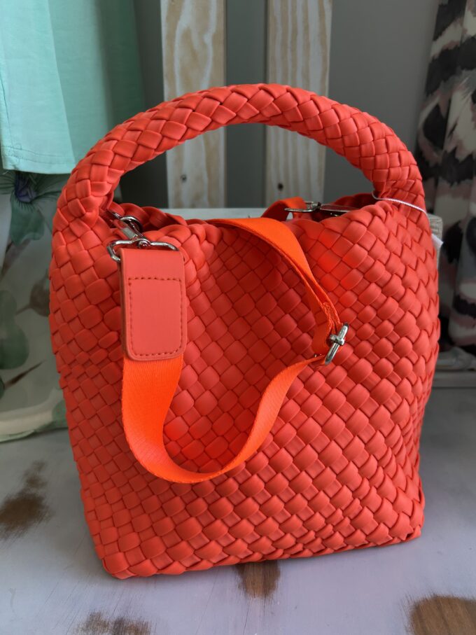 Bolso Trenzado Naranja