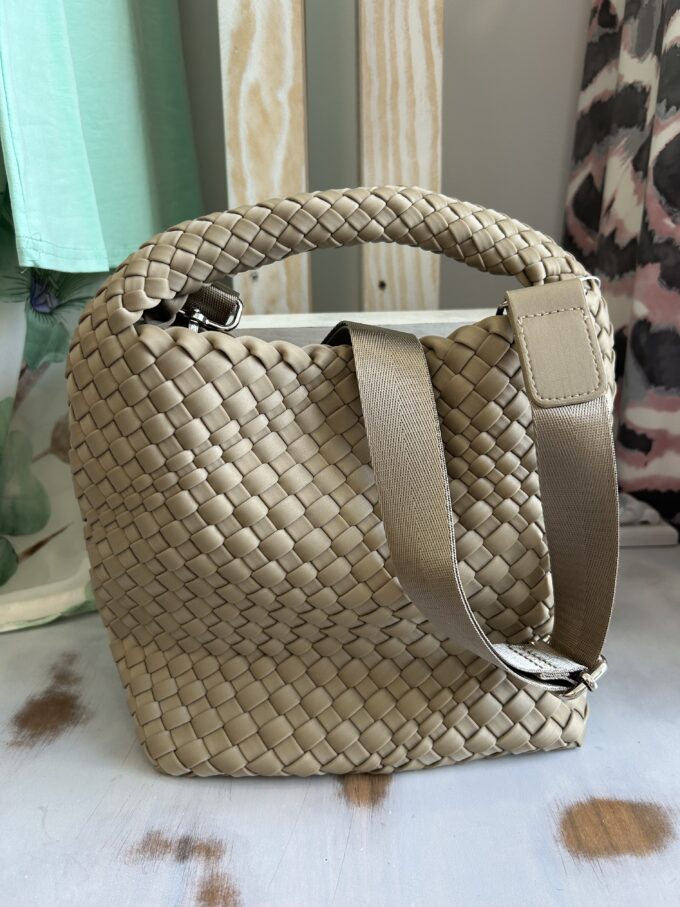 Bolso Trenzado Topo