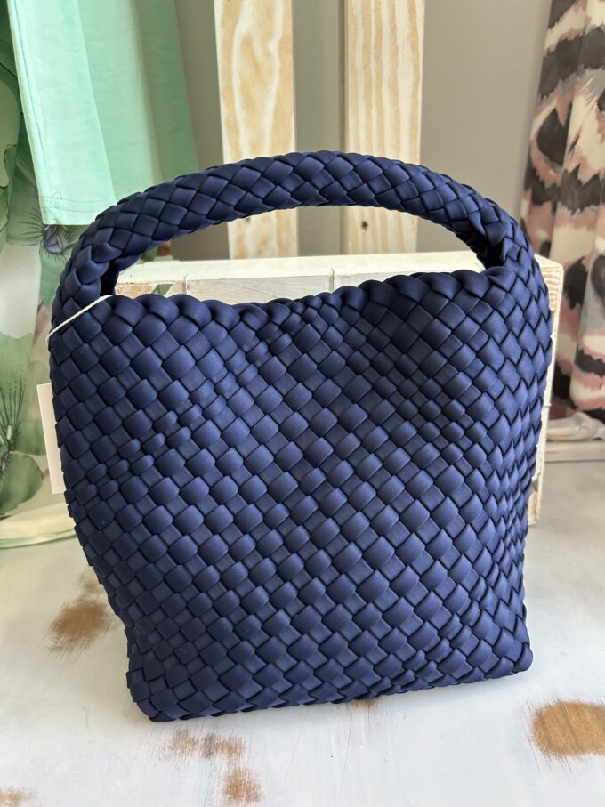 Bolso Trenzado Marino