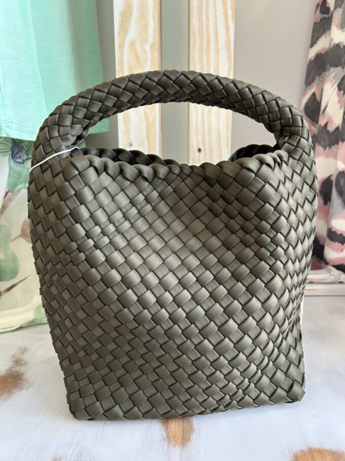 Bolso Trenzado Verde