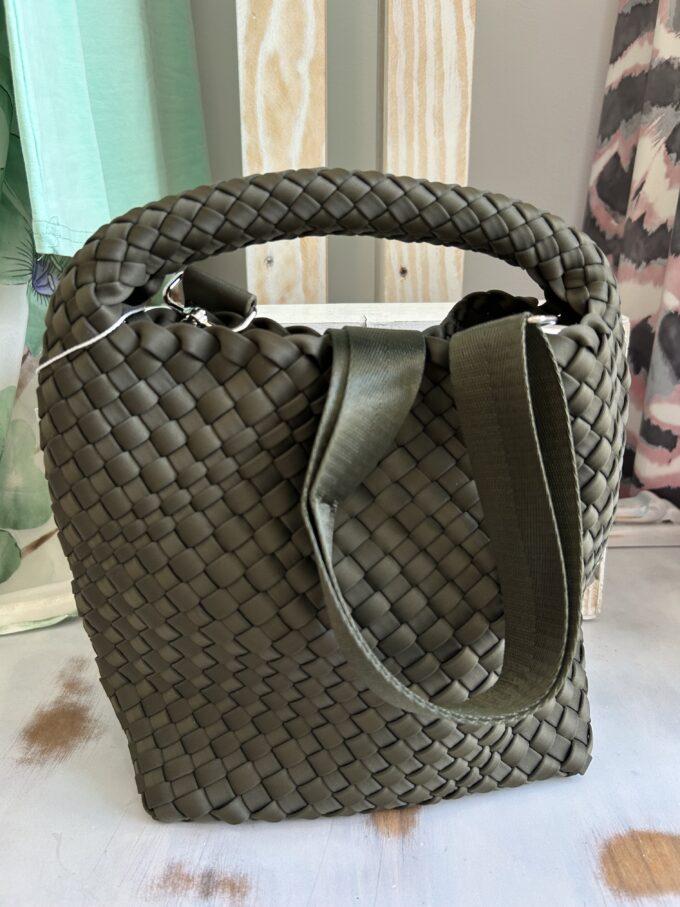 Bolso Trenzado Verde