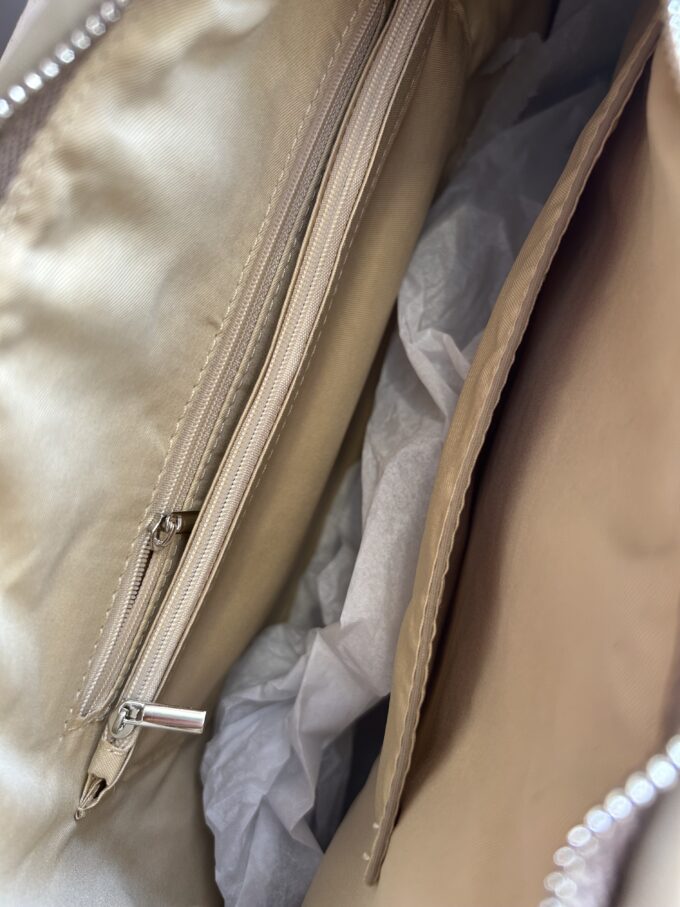 Bolso Hombro Trenzado Topo