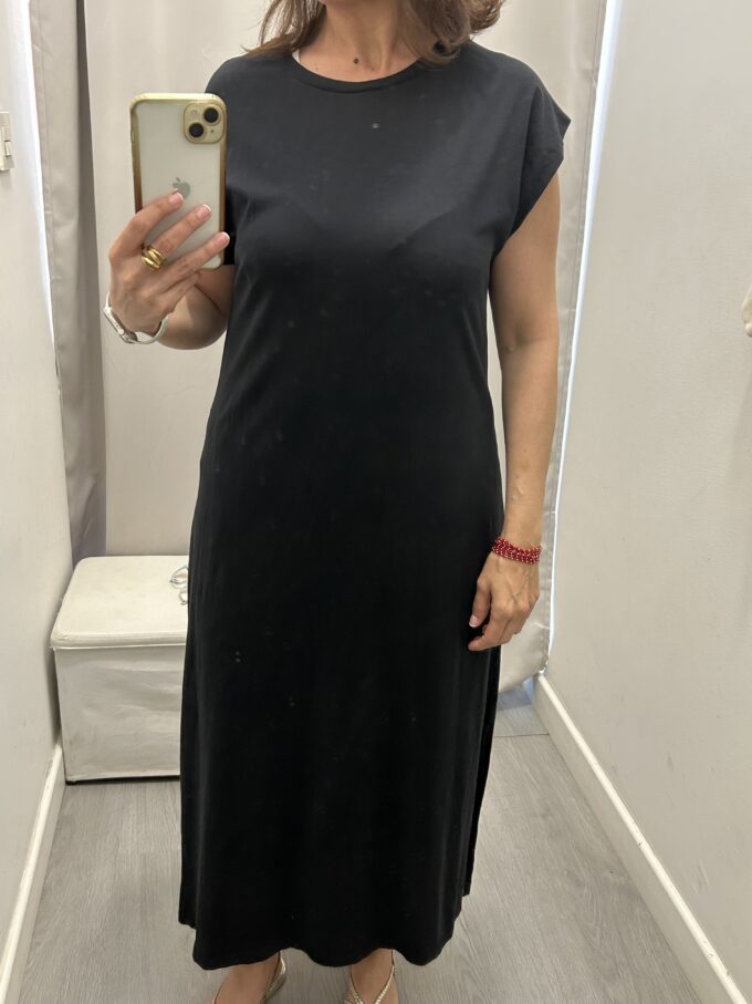 Vestido Camiseta Negro