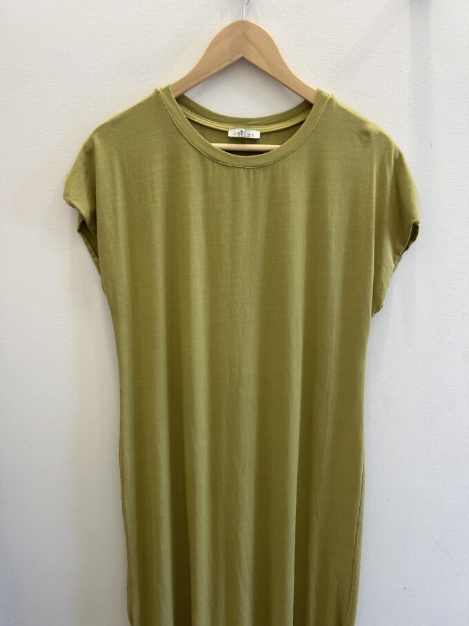 Vestido Camiseta Pistacho
