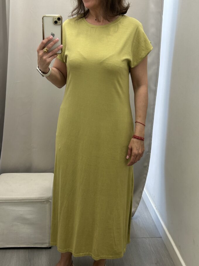 Vestido Camiseta Pistacho