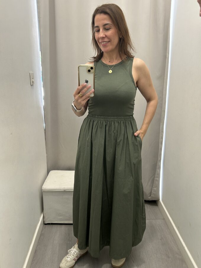 Vestido Sisa Vuelo Verde