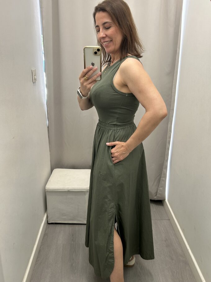 Vestido Sisa Vuelo Verde