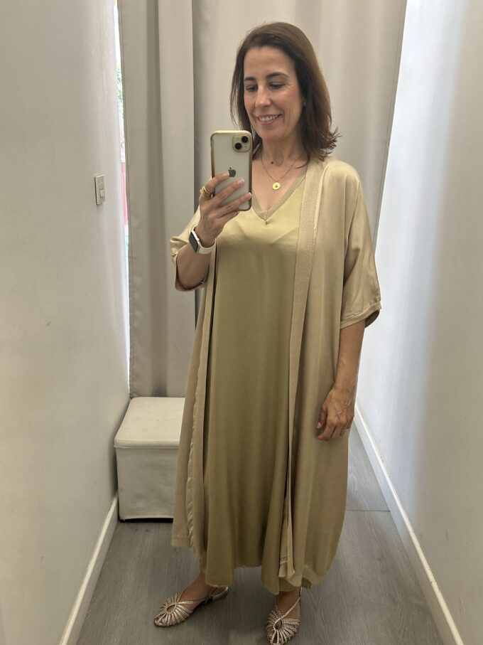 Kaftan Raso Trigo