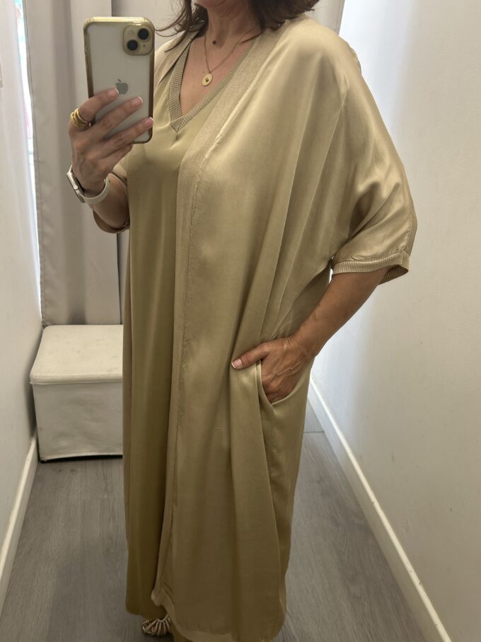 Kaftan Raso Trigo