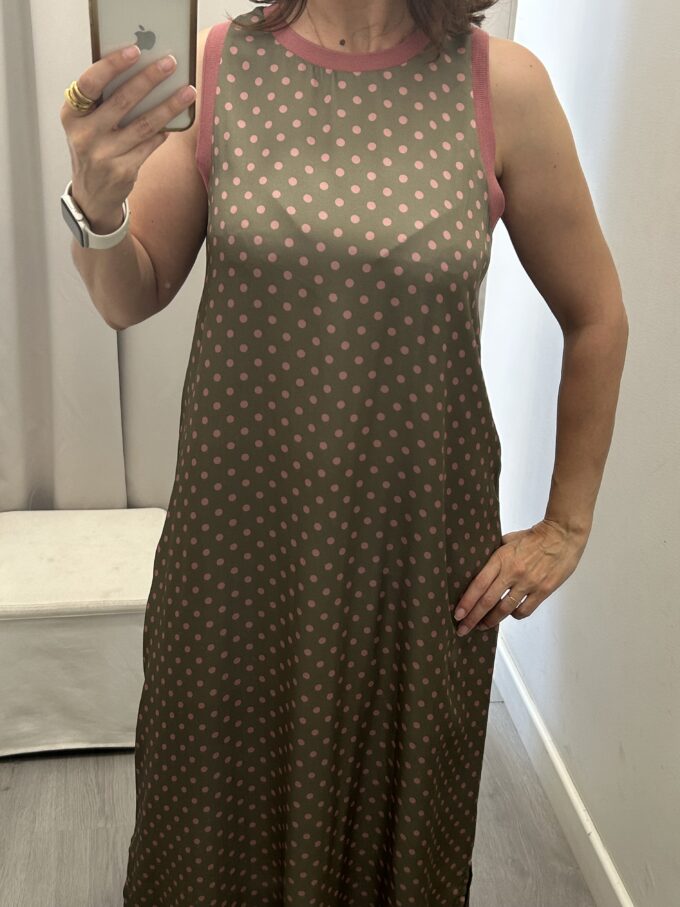 Vestido Lunares Verde
