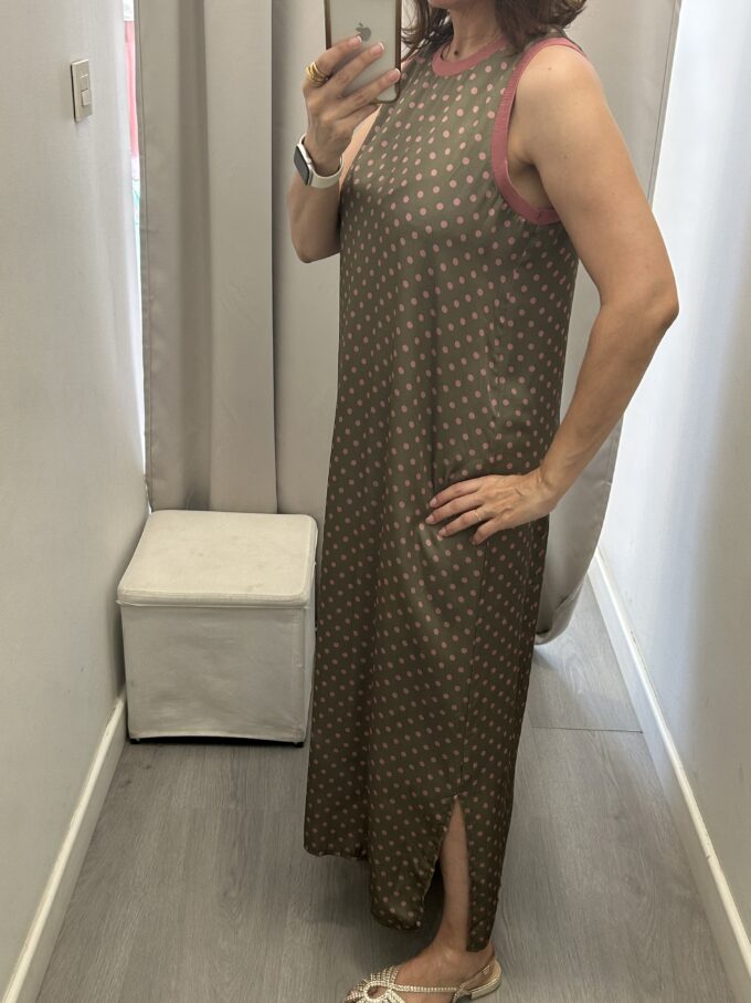 Vestido Lunares Verde