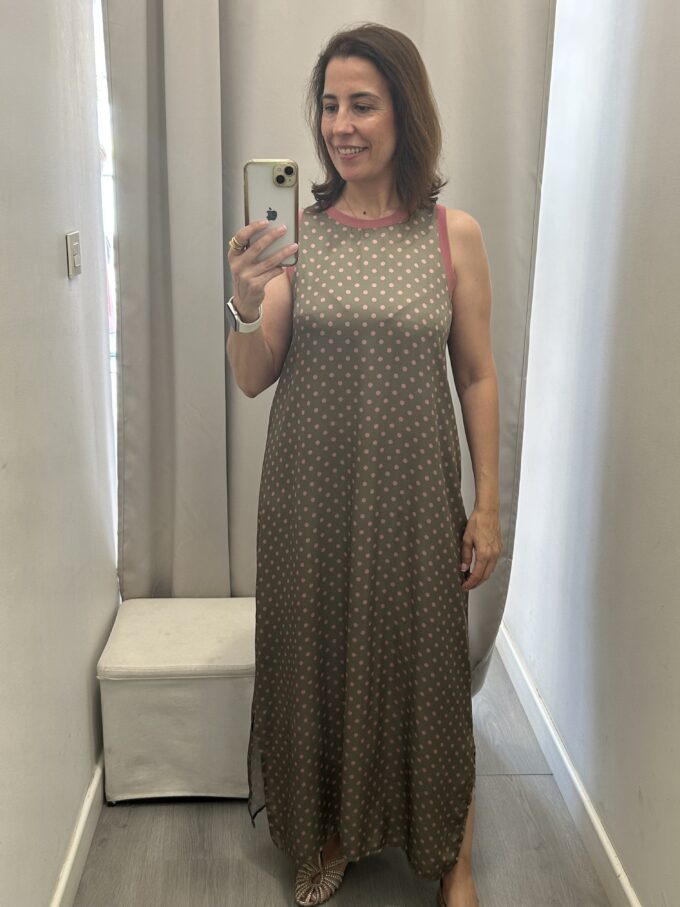 Vestido Lunares Verde