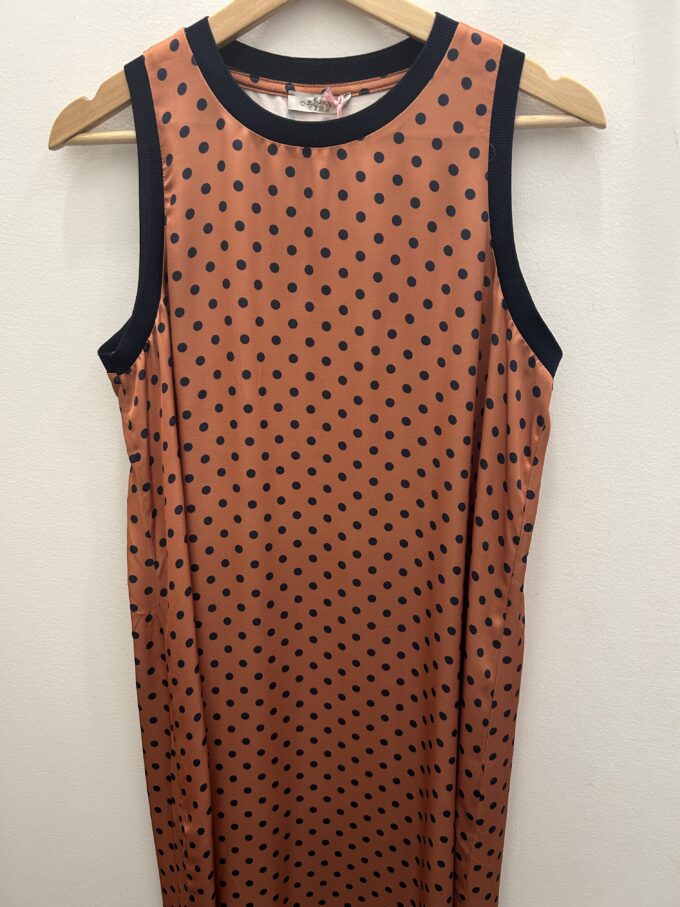 Vestido Lunares Naranja