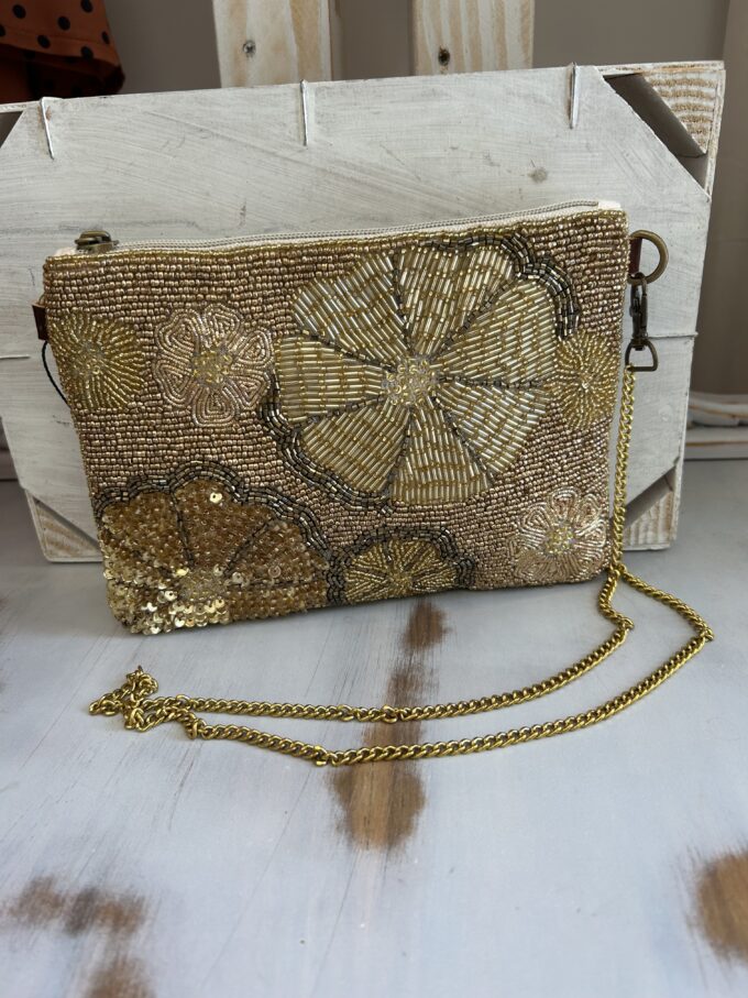 Cartera Strass Dorada