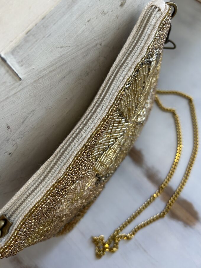 Cartera Strass Dorada