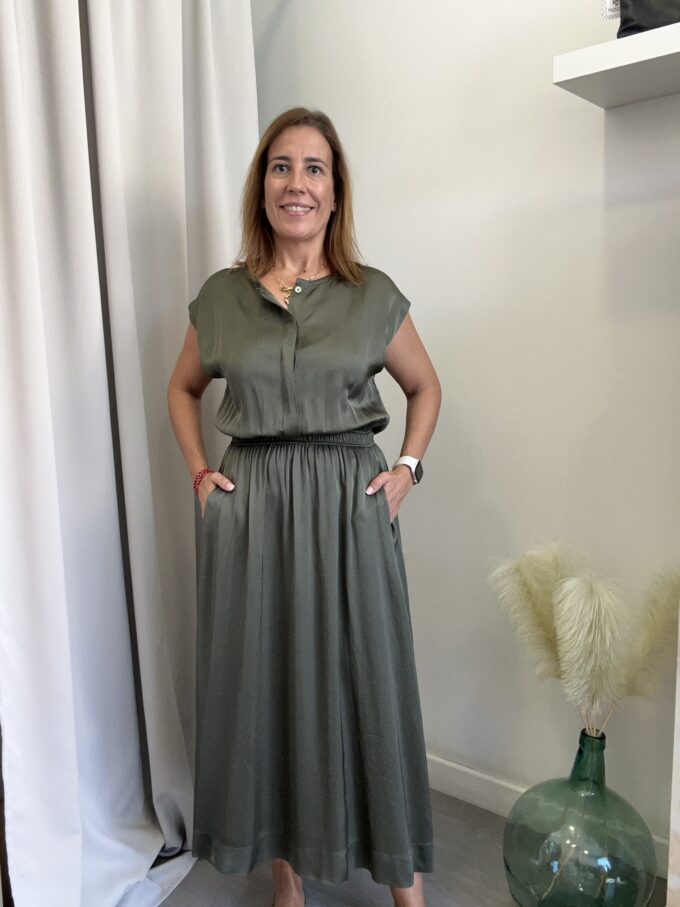 Vestido Carolina Verde