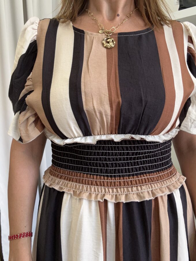 Vestido Rayas Negro