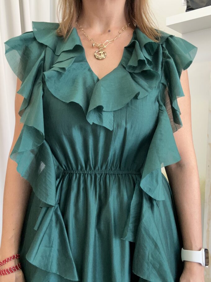 Vestido Volantes Esmeralda
