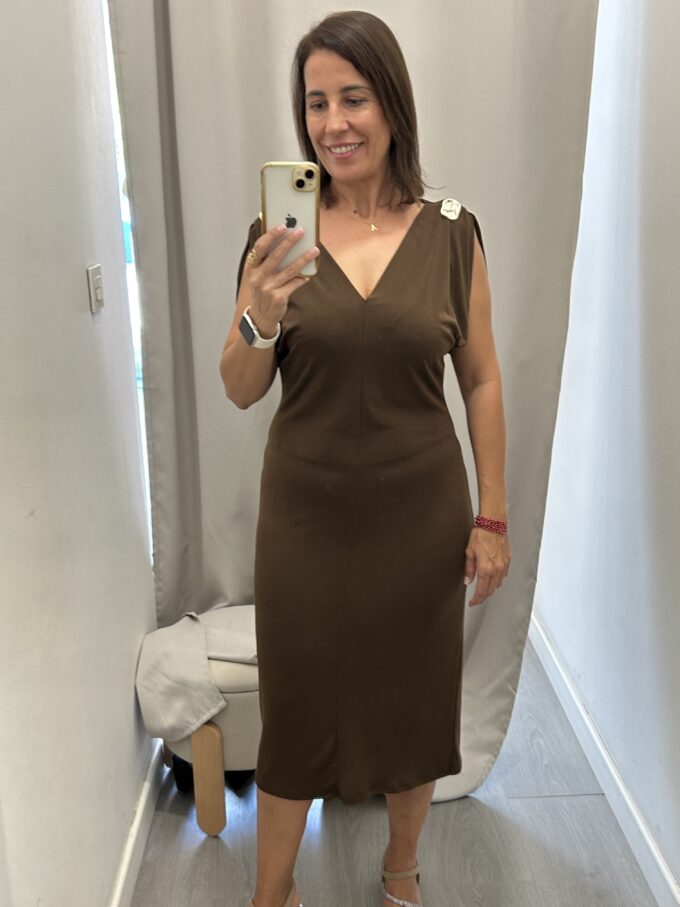 Vestido Roma Marrón