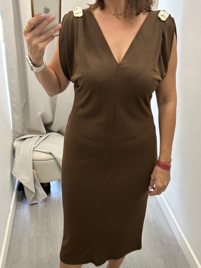 Vestido Roma Marrón