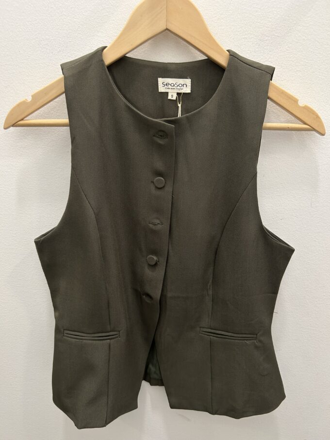 Chaleco Traje Verde