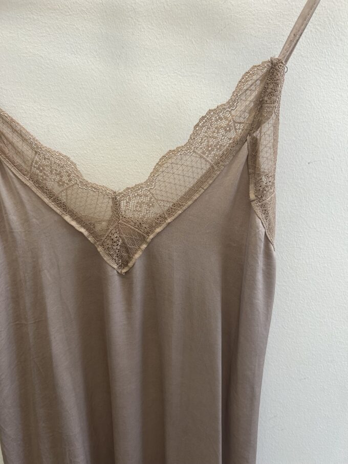 Vestido Lencero Nude