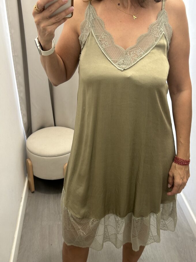 Vestido Lencero Verde